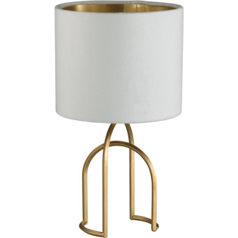 Настольная лампа LUMION STACY MODERNI 5660/1T LN23 122 E14 40W 220V матовое золото белый
